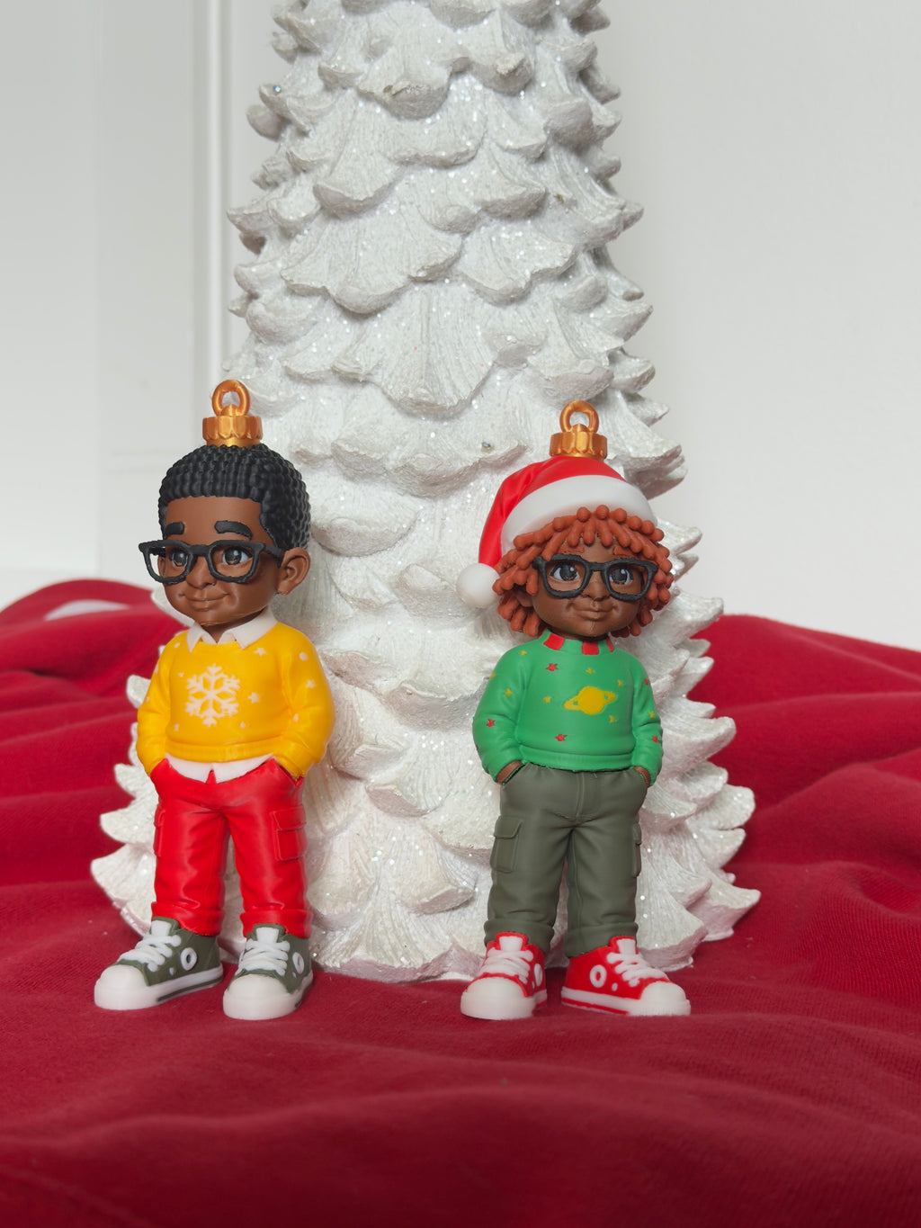 Chuck &amp; JR Holiday Ornament Set